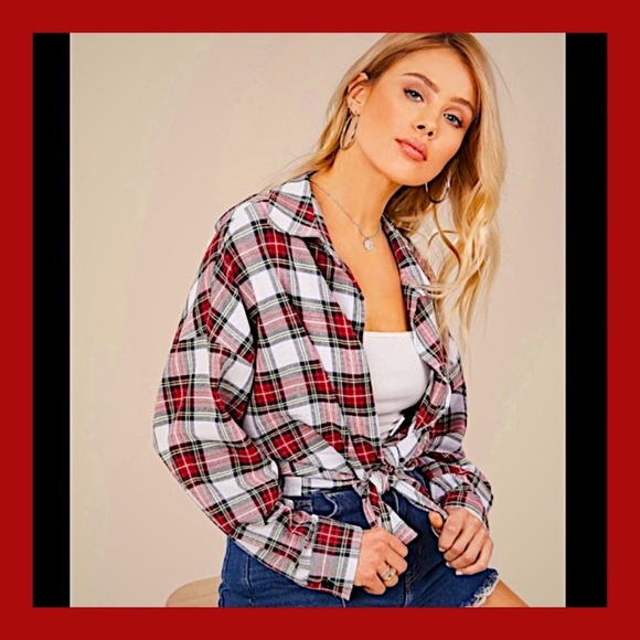 ♥️Tartan-Plaid, Flannel, Button-down Shirt, SML, MED - Picture 1 of 6